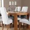 White Leather Dining Room Chairs (Photo 10 of 25)