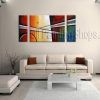 Abstract Wall Art for Living Room (Photo 3 of 15)