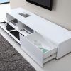 White High Gloss Tv Stand Unit Cabinet (Photo 15 of 20)