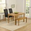 Oak Dining Tables and Leather Chairs (Photo 22 of 25)