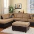 10 The Best Leather and Suede Sectional Sofas