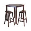 Winsome 3 Piece Counter Height Dining Sets (Photo 12 of 25)