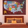 License Plate Map Wall Art (Photo 9 of 20)