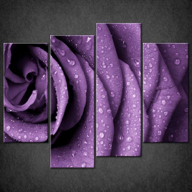 2024 Best of Purple Wall Art Canvas