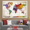 Travel Map Wall Art (Photo 8 of 20)