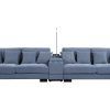 Brayson Chaise Sectional Sofas Dusty Blue (Photo 3 of 15)