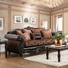 Faux Leather Sofas in Dark Brown (Photo 3 of 15)