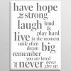Inspirational Quotes Canvas Wall Art (Photo 18 of 20)