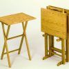 Folding Wooden Tv Tray Tables (Photo 9 of 20)