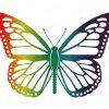 Rainbow Butterfly Wall Art (Photo 12 of 20)