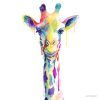 Giraffe Canvas Wall Art (Photo 10 of 15)