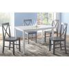 Rarick 5 Piece Solid Wood Dining Sets (Set of 5) (Photo 1 of 25)