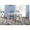 Rarick 5 Piece Solid Wood Dining Sets (Set of 5) (Photo 2 of 25)