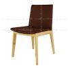 Dark Brown Leather Dining Chairs (Photo 19 of 25)