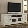 Rustic White Wash 79" Tv Stand - Farmhouse - Entertainment Centers regarding Current Rustic White Tv Stands (Photo 7235 of 7825)