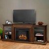 Modern Tv Stands in Oak Wood and Black Accents With Storage Doors (Photo 3 of 15)