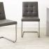 2024 Best of Grey Leather Dining Chairs