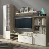 57'' Tv Stands With Led Lights Modern Entertainment Center (Photo 8 of 15)