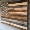 Wooden American Flag Wall Art (Photo 3 of 25)