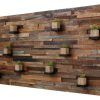 Reclaimed Wood Wall Accents (Photo 5 of 15)