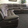 Denali Light Grey 6 Piece Reclining Sectionals With 2 Power Headrests (Photo 20 of 25)
