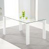 Glass and White Gloss Dining Tables (Photo 22 of 25)
