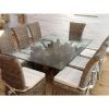 Wicker and Glass Dining Tables (Photo 8 of 25)