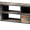 Reclaimed Wood and Metal Tv Stands (Photo 11 of 20)