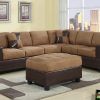 Leather and Suede Sectional Sofas (Photo 8 of 10)