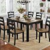 Hanska Wooden 5 Piece Counter Height Dining Table Sets (Set of 5) (Photo 23 of 25)