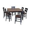 Chandler 7 Piece Extension Dining Sets With Fabric Side Chairs (Photo 13 of 25)