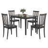 Candice Ii 7 Piece Extension Rectangular Dining Sets With Slat Back Side Chairs (Photo 6 of 25)