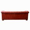 Red Leather Chesterfield Sofas (Photo 13 of 20)