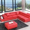 Red Leather Sectional Couches (Photo 8 of 10)