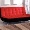Sofa Red and Black (Photo 11 of 20)