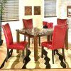 Red Dining Table Sets (Photo 13 of 25)