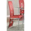 Bate Red Retro 3 Piece Dining Sets (Photo 16 of 25)