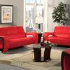 Red Leather Couches for Living Room (Photo 3 of 10)