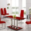 Red Dining Table Sets (Photo 5 of 25)