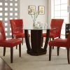 Glass Dining Tables and Leather Chairs (Photo 12 of 25)