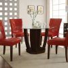 Red Leather Dining Chairs (Photo 25 of 25)