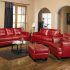 10 Best Ideas Red Leather Couches for Living Room