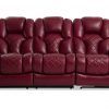 Panther Fire Leather Dual Power Reclining Sofas (Photo 4 of 15)