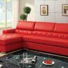 Red Leather Sectional Couches (Photo 3 of 10)