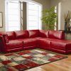 Red Leather Sectional Couches (Photo 6 of 10)