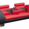 Sofa Red and Black (Photo 9 of 20)