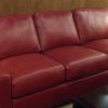 Dark Red Leather Sofas (Photo 1 of 20)