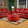 Red Leather Couches and Loveseats (Photo 1 of 10)