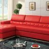 Small Red Leather Sectional Sofas (Photo 3 of 10)