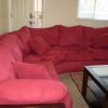 Red Microfiber Sectional Sofas (Photo 3 of 21)